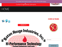 Tablet Screenshot of batonrougeindustries.com